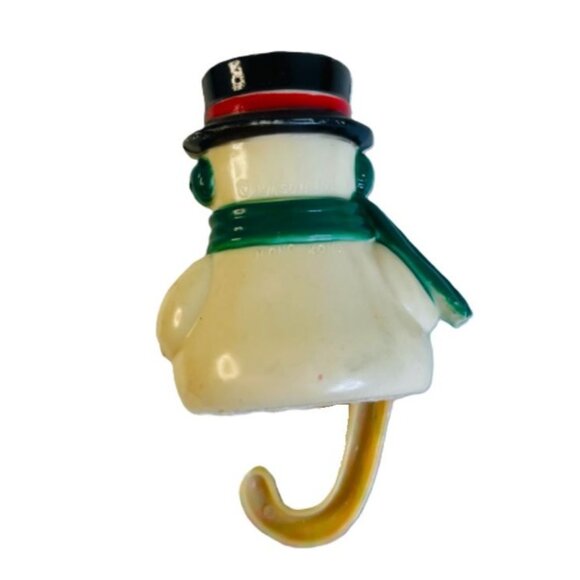 Vintage Christmas Stocking Hanger Ornament Holder Set Shelf Mantle Plastic 80's - Picture 8 of 9